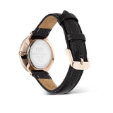 Daniel Wellington Crystalline Bezel Black Croc Rose Gold