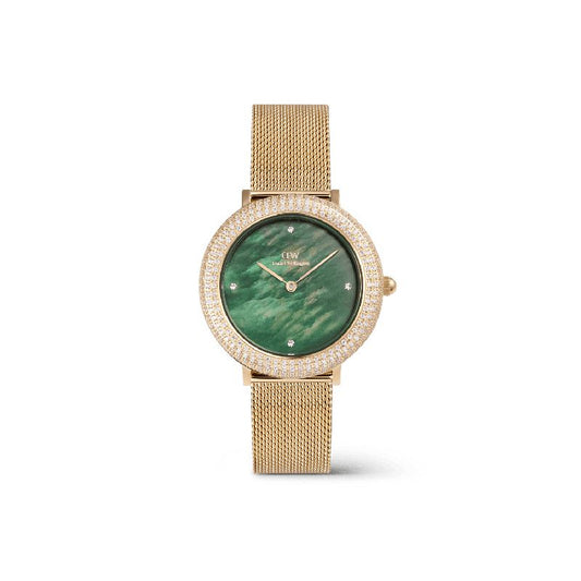 Daniel Wellington Crystalline Bezel Evergold Green