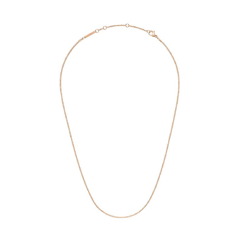 Daniel Wellington Elan Box Chain Necklace Rose Gold
