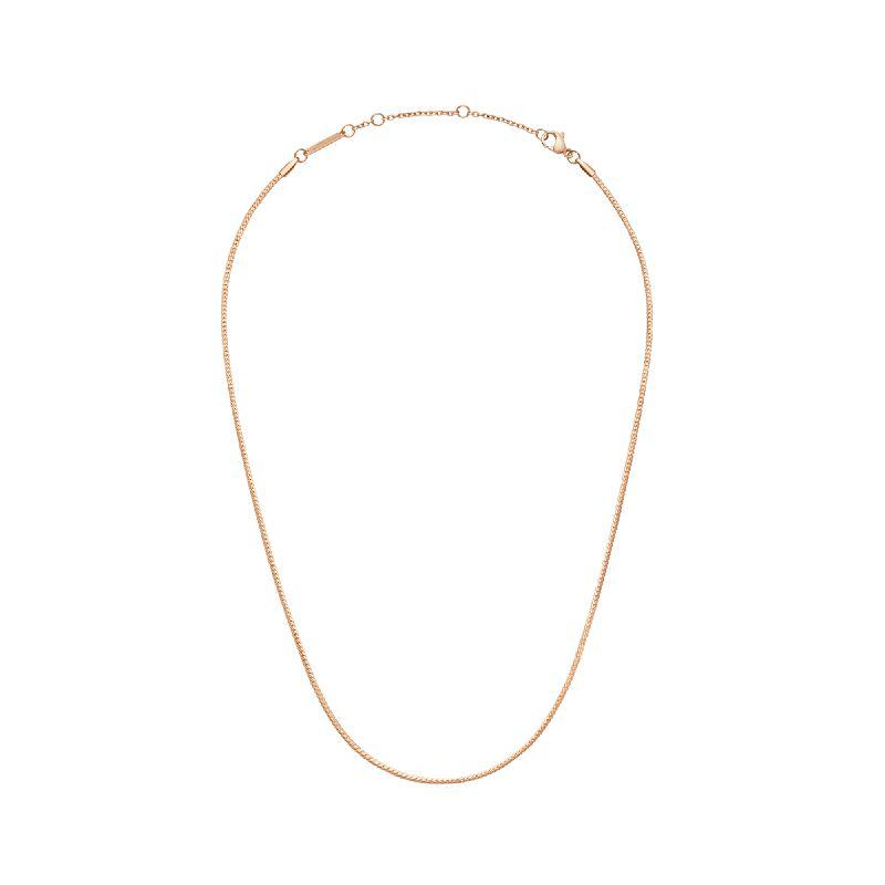 Daniel Wellington Elan Flat Chain Necklace Rose Gold