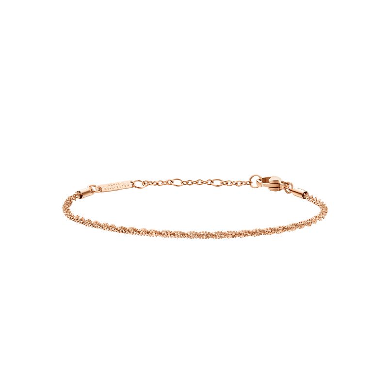 Daniel Wellington Elan Twisted Chain Bracelet Rose Gold