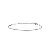 Daniel Wellington Elan Twisted Chain Bracelet Silver