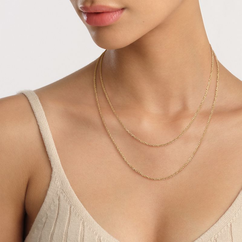 Daniel Wellington Elan Twisted Chain Necklace Gold