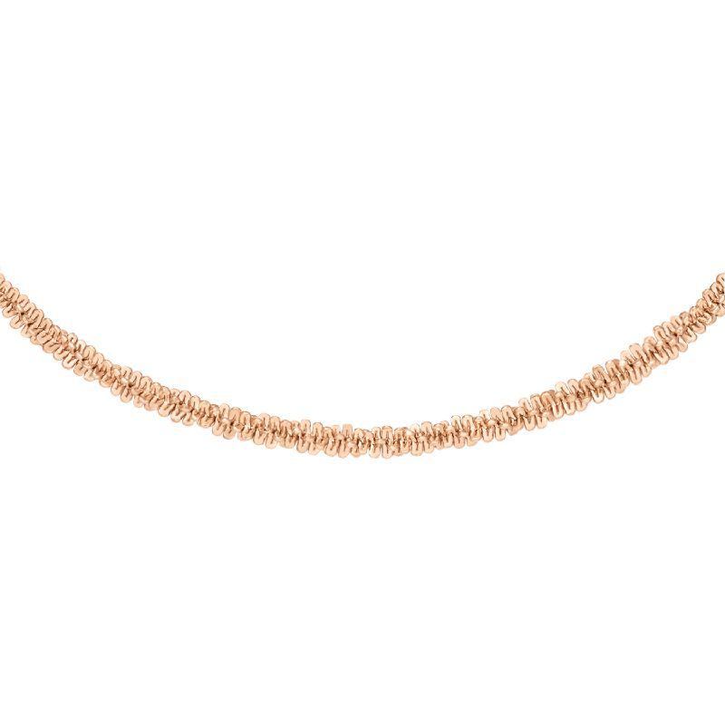 Daniel Wellington Elan Twisted Chain Necklace Rose Gold