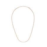 Daniel Wellington Elan Twisted Chain Necklace Rose Gold