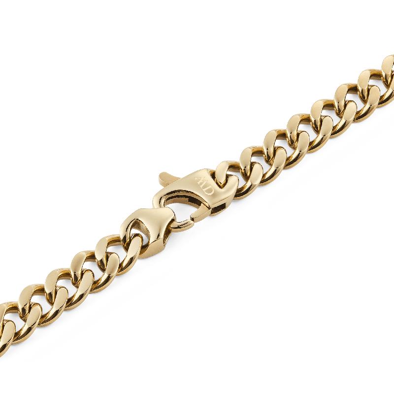 Daniel Wellington Ellipse Cuban Chain Necklace Gold