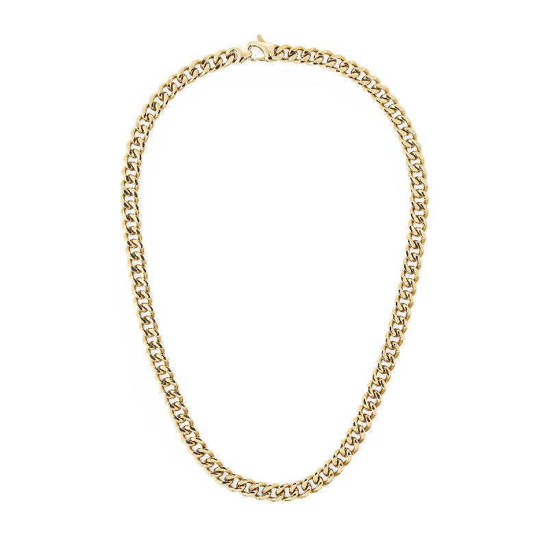 Daniel Wellington Ellipse Cuban Chain Necklace Gold