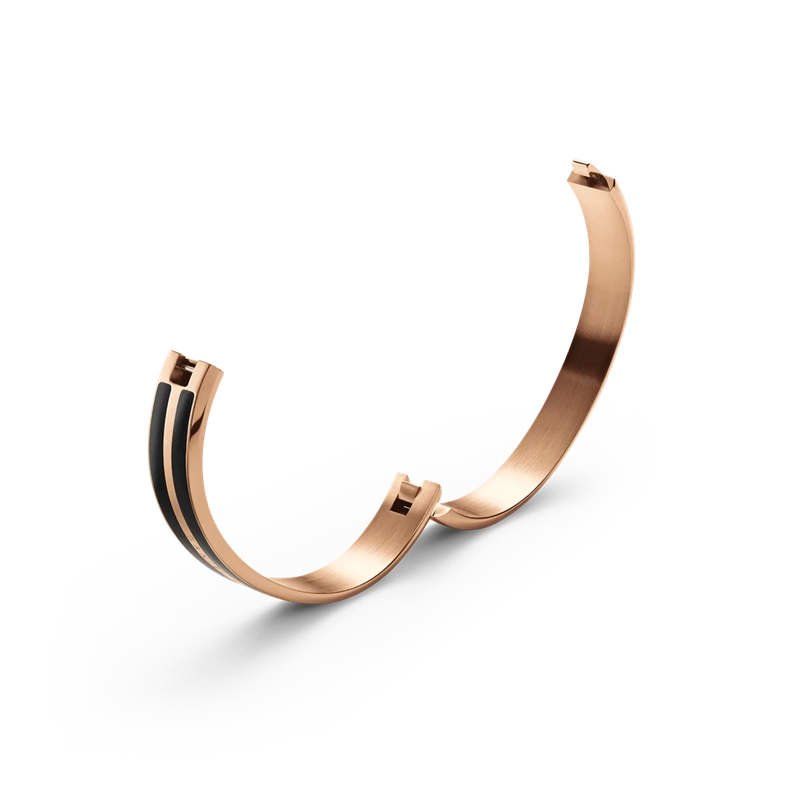 Daniel Wellington Emalie Infinite Bracelet Rose Gold Black