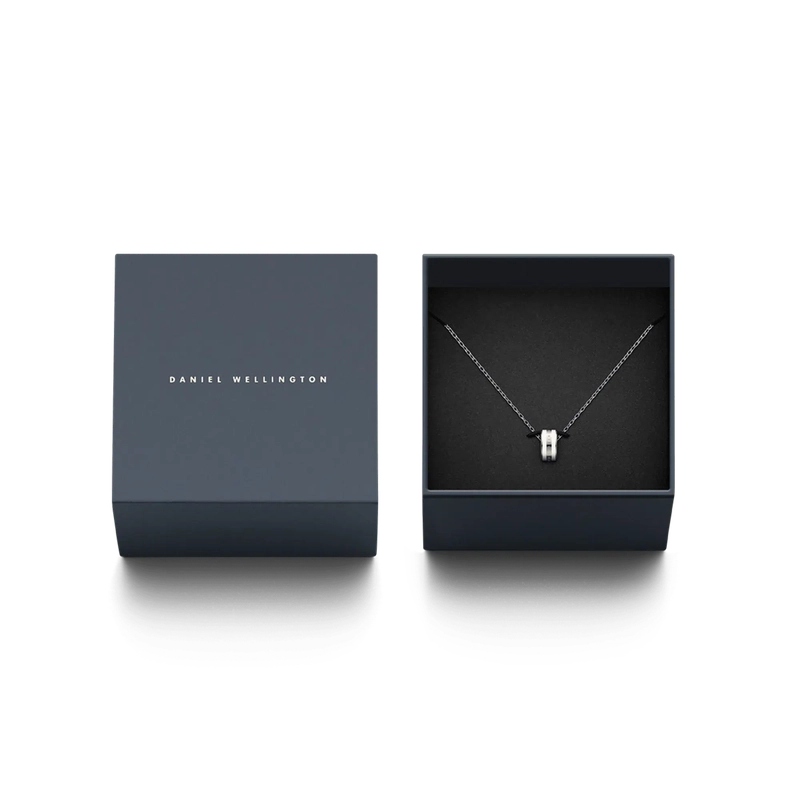 Daniel Wellington Emalie Necklace Silver White