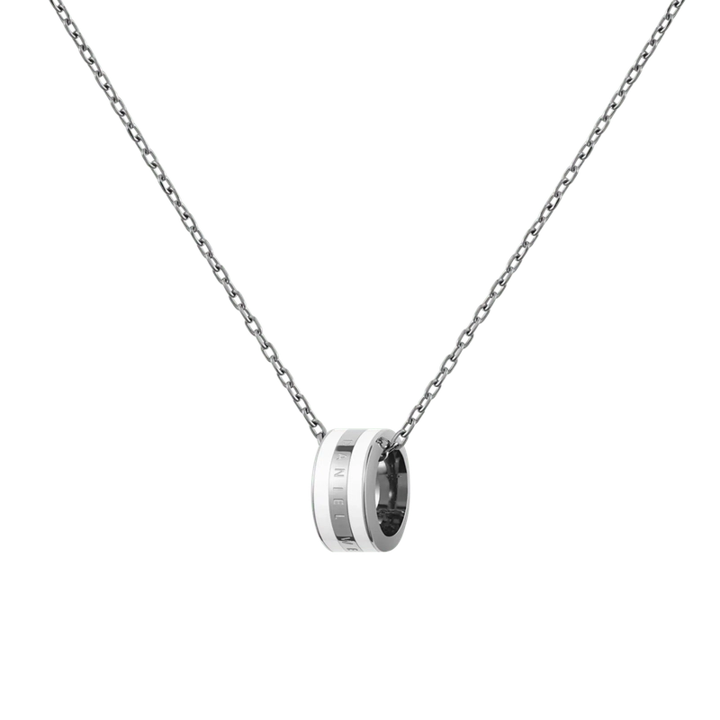 Daniel Wellington Emalie Necklace Silver White