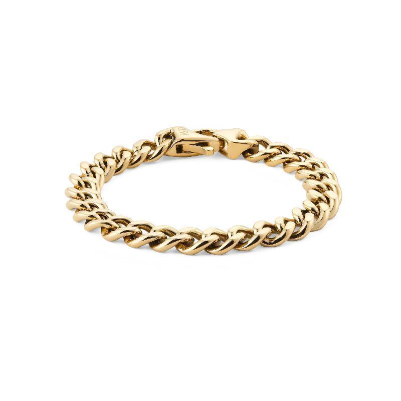 Daniel Wellington Gold Ellipse Cuban Chain Bracelet