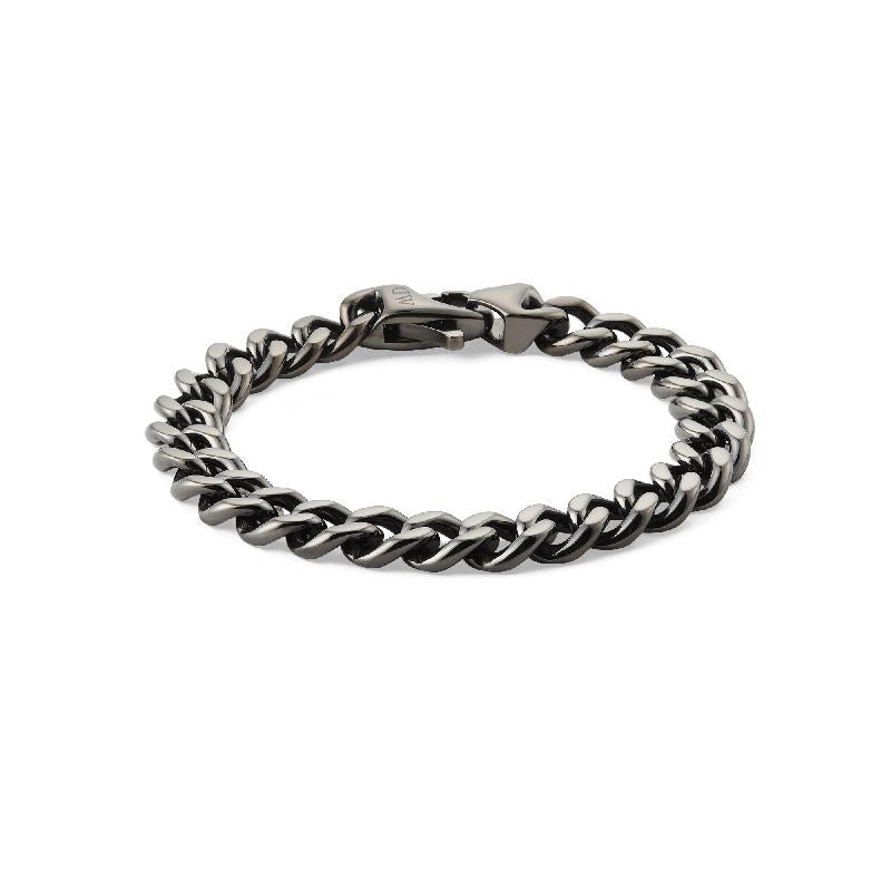 Daniel Wellington Graphite Ellipse Cuban Chain Bracelet