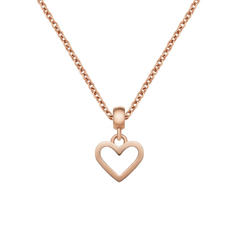 Daniel Wellington Heart Contour Charm Rose Gold