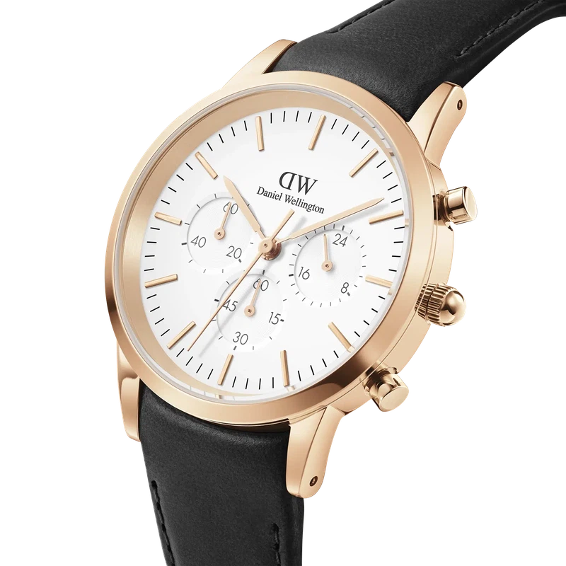 Daniel Wellington Iconic Chronograph Sheffield RG Watch 42mm