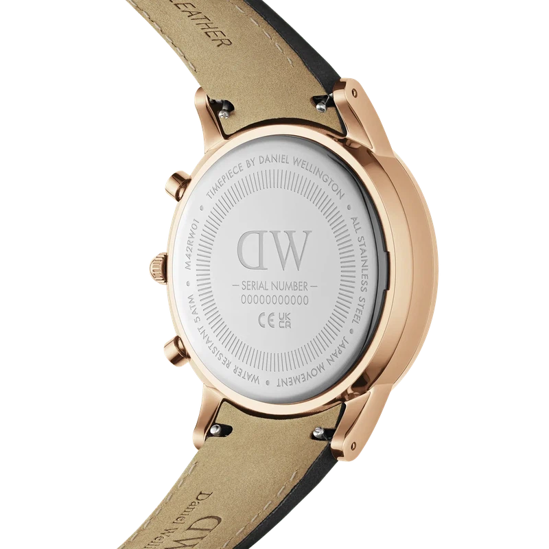 Daniel Wellington Iconic Chronograph Sheffield RG Watch 42mm