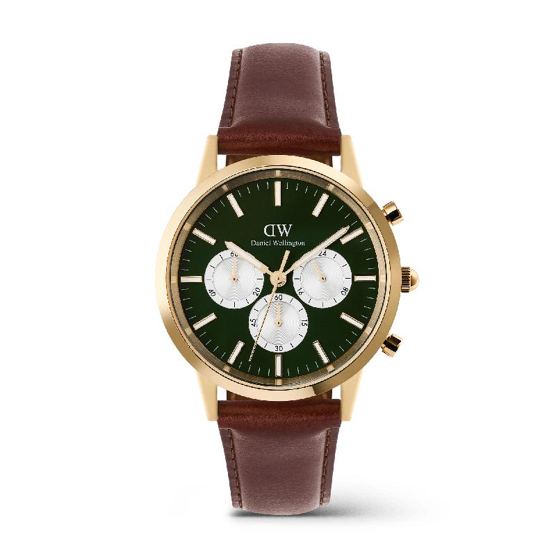 Daniel Wellington Iconic Gold Chronograph Watch