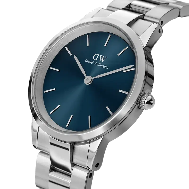 Daniel Wellington Iconic Link Arctic Silver Watch 40mm