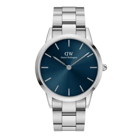 Daniel Wellington Iconic Link Arctic Silver Watch 40mm