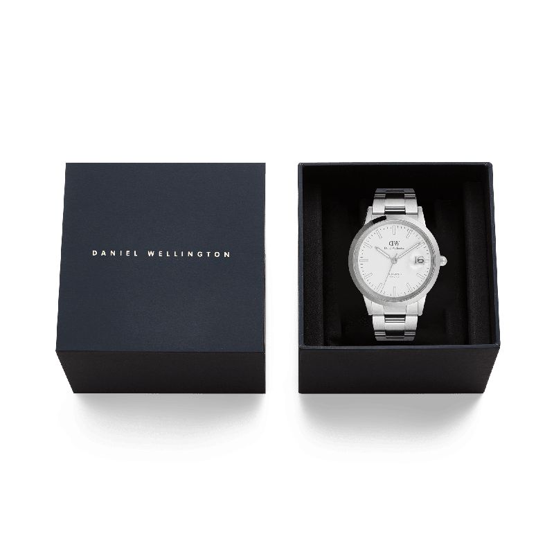 Daniel Wellington Iconic Link Automatic Silver Watch 40mm