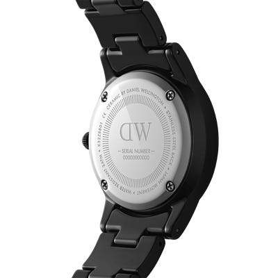 Daniel Wellington Iconic Link Black Ceramic Watch 32mm