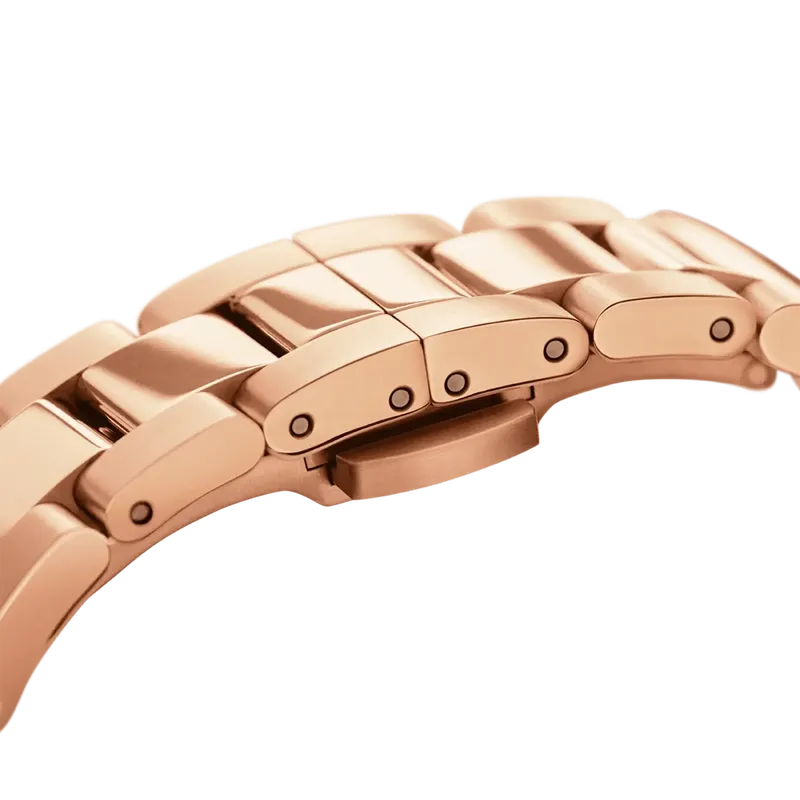 Daniel Wellington Iconic Link Black Rose Gold 40mm Watch