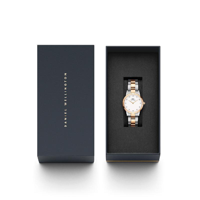 Daniel Wellington Iconic Link Lumine Rose Gold Watch 28mm