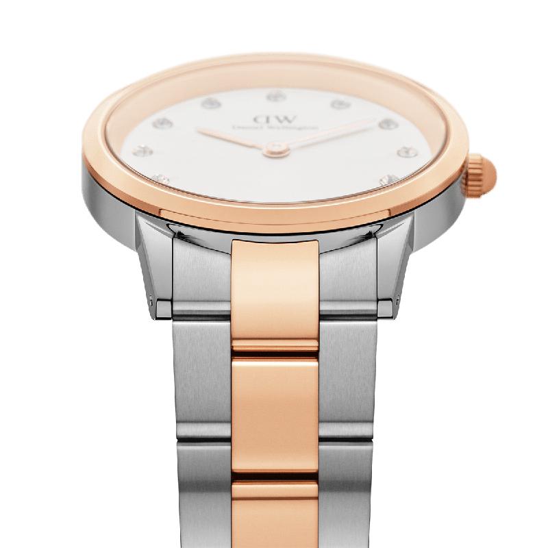 Daniel Wellington Iconic Link Lumine Rose Gold Watch 32mmn