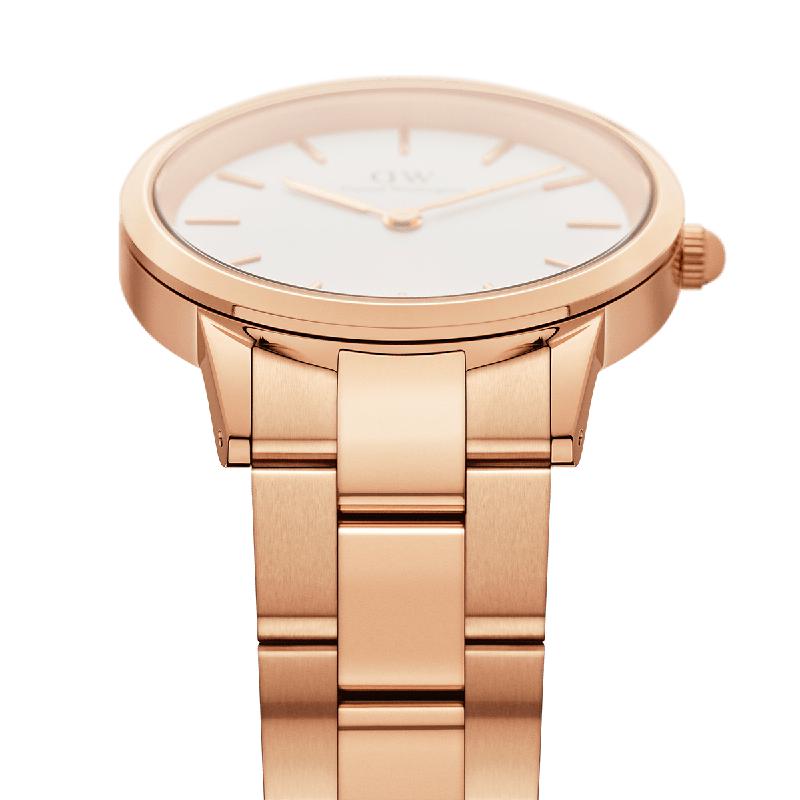 Daniel Wellington Iconic Link Rose Gold Watch 40mm