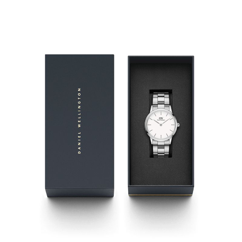 Daniel Wellington Iconic Link Silver Watch 36mm