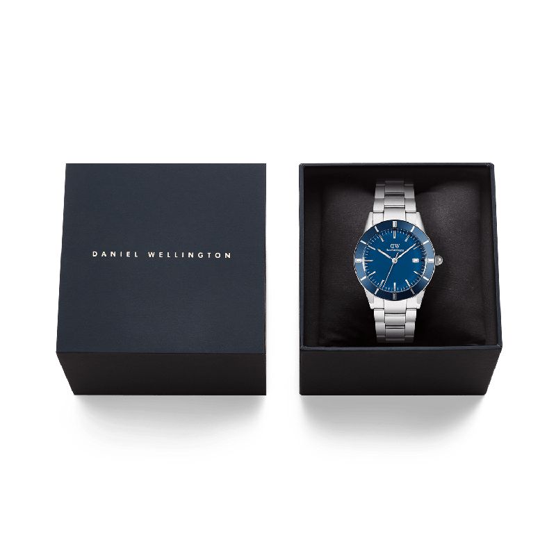 Daniel Wellington Iconic Paradigma Link Blue Enamel