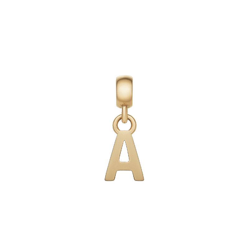Daniel Wellington Letter A Charm Gold