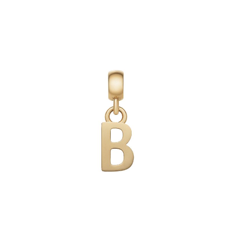 Daniel Wellington Letter B Charm Gold