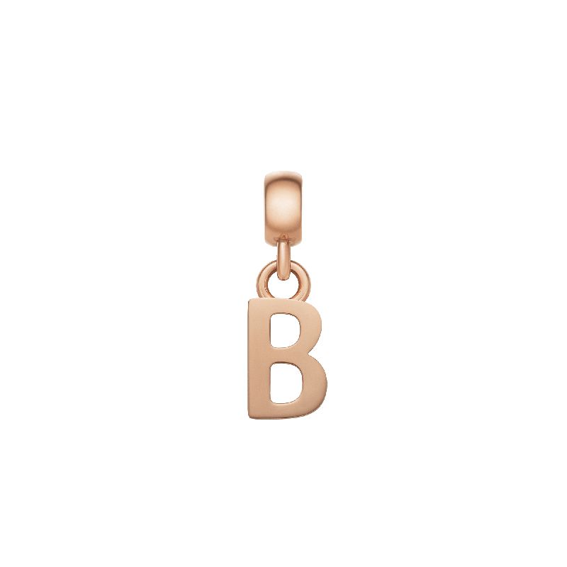 Daniel Wellington Letter B Charm Rose Gold