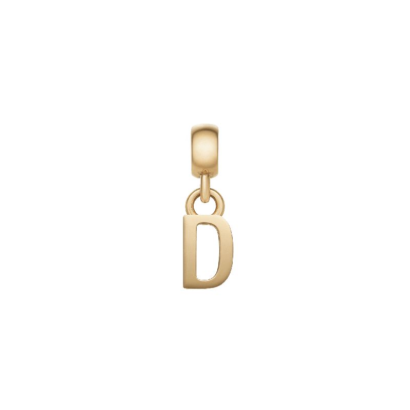 Daniel Wellington Letter D Charm Gold