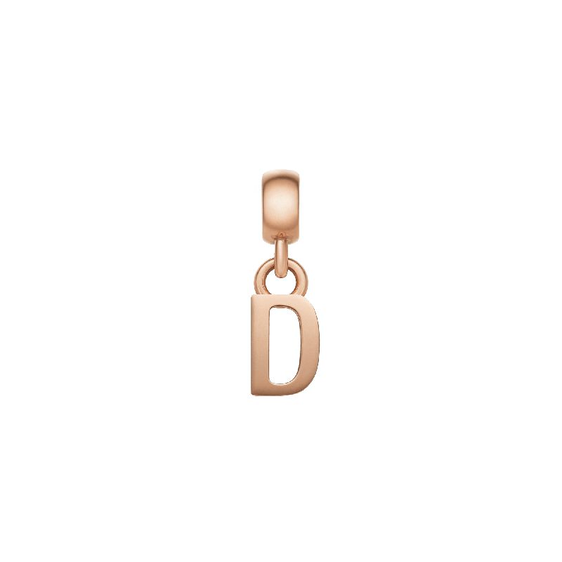 Daniel Wellington Letter D Charm Rose Gold