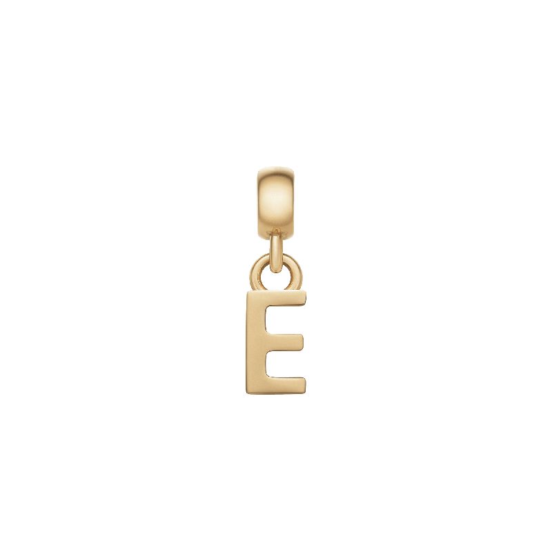 Daniel Wellington Letter E Charm Gold