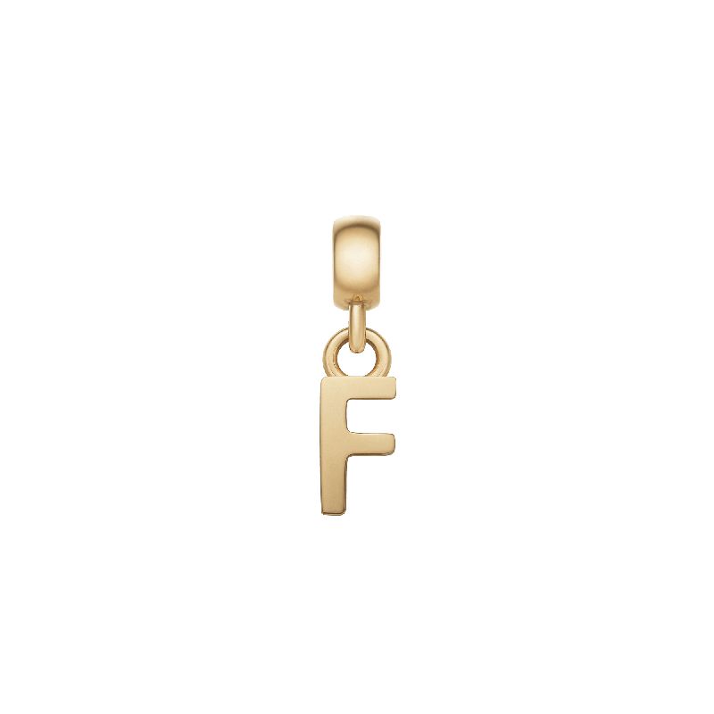 Daniel Wellington Letter F Charm Gold