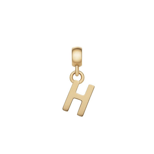 Daniel Wellington Letter H Charm Gold