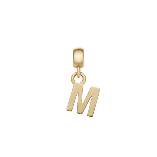 Daniel Wellington Letter M Charm Gold