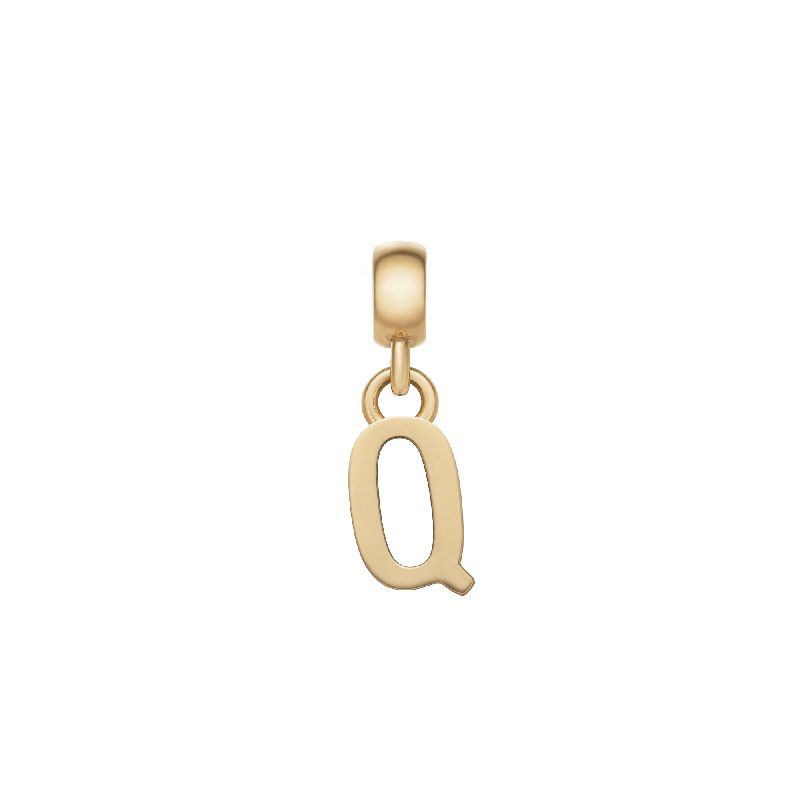 Daniel Wellington Letter Q Charm Gold