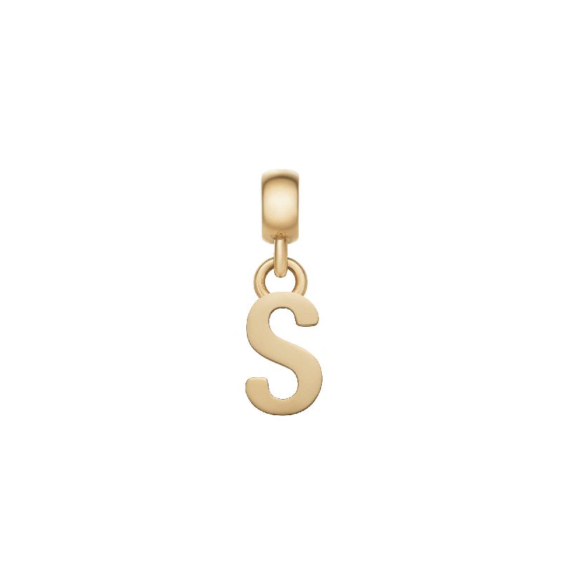 Daniel Wellington Letter S Charm Gold