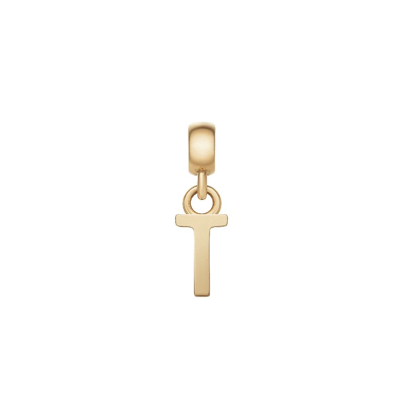 Daniel Wellington Letter T Charm Gold