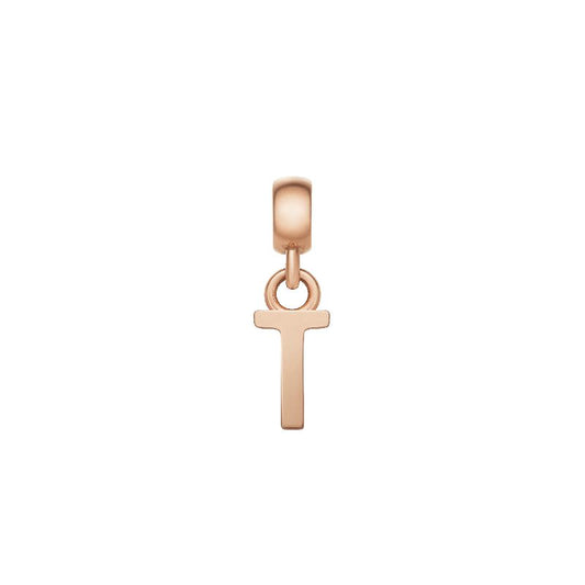 Daniel Wellington Letter T Charm Rose Gold