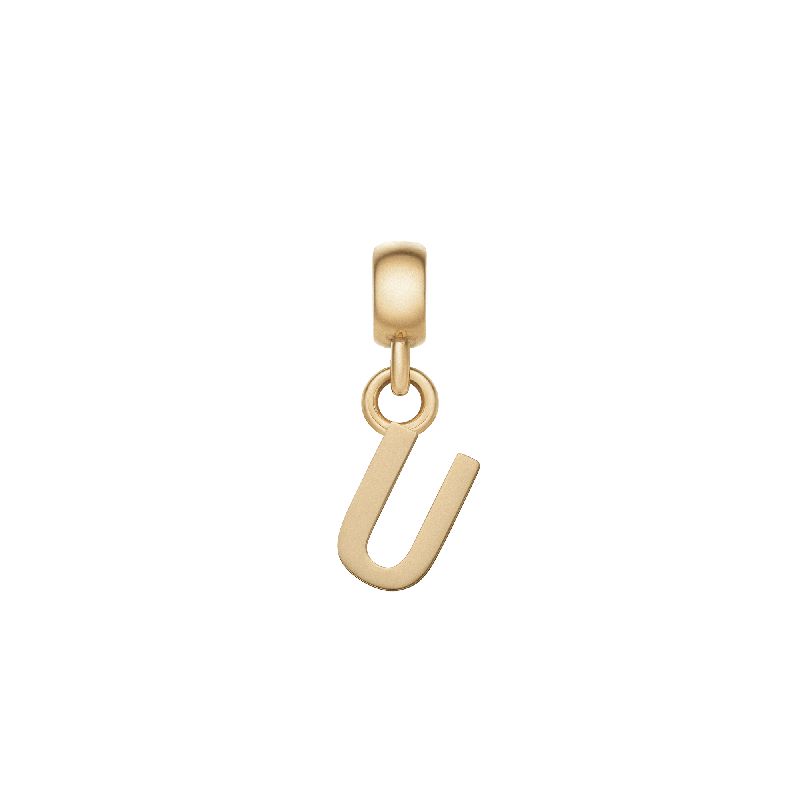 Daniel Wellington Letter U Charm Gold