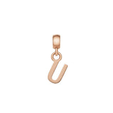 Daniel Wellington Letter U Charm Rose Gold