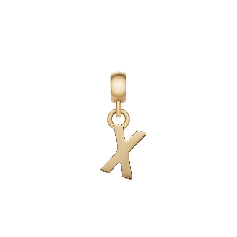 Daniel Wellington Letter X Charm Gold