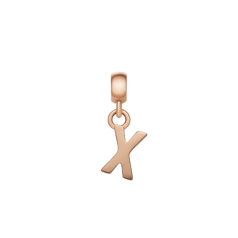 Daniel Wellington Letter X Charm Rose Gold