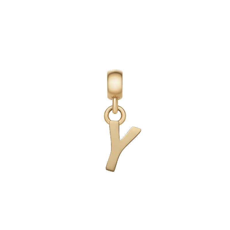 Daniel Wellington Letter Y Charm Gold