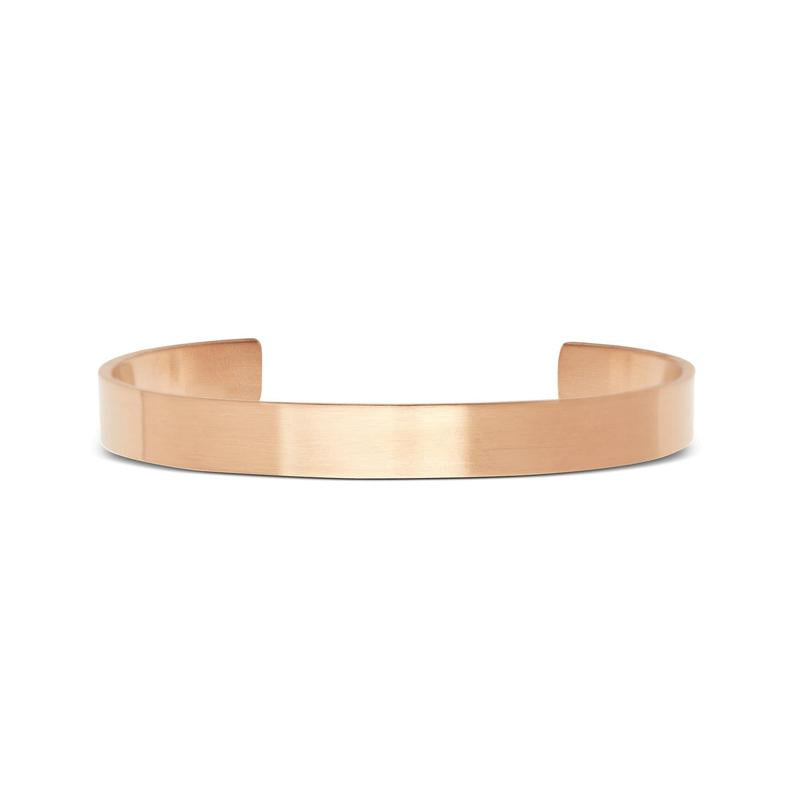 Daniel Wellington Line Cuff Brushed Rose Gold Bangle