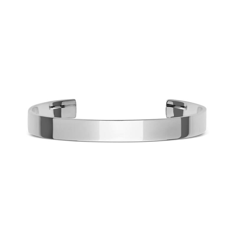 Daniel Wellington Line Cuff Polished Silver Bangle